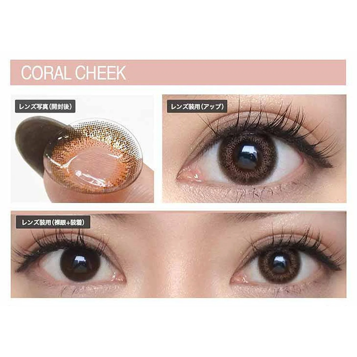 Envie UV One-Day Color Contact Lenses Coral Cheek - Image 5
