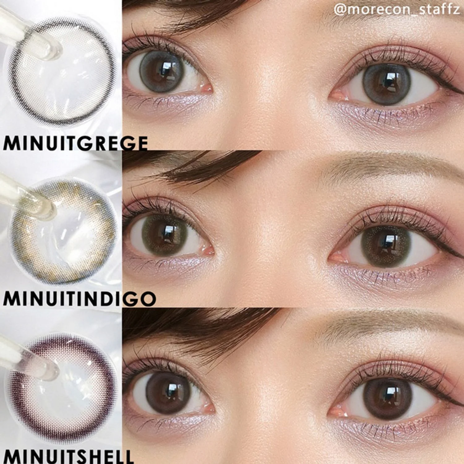 Envie UV One-Day Color Contact Lenses Minuit Grege - Image 5
