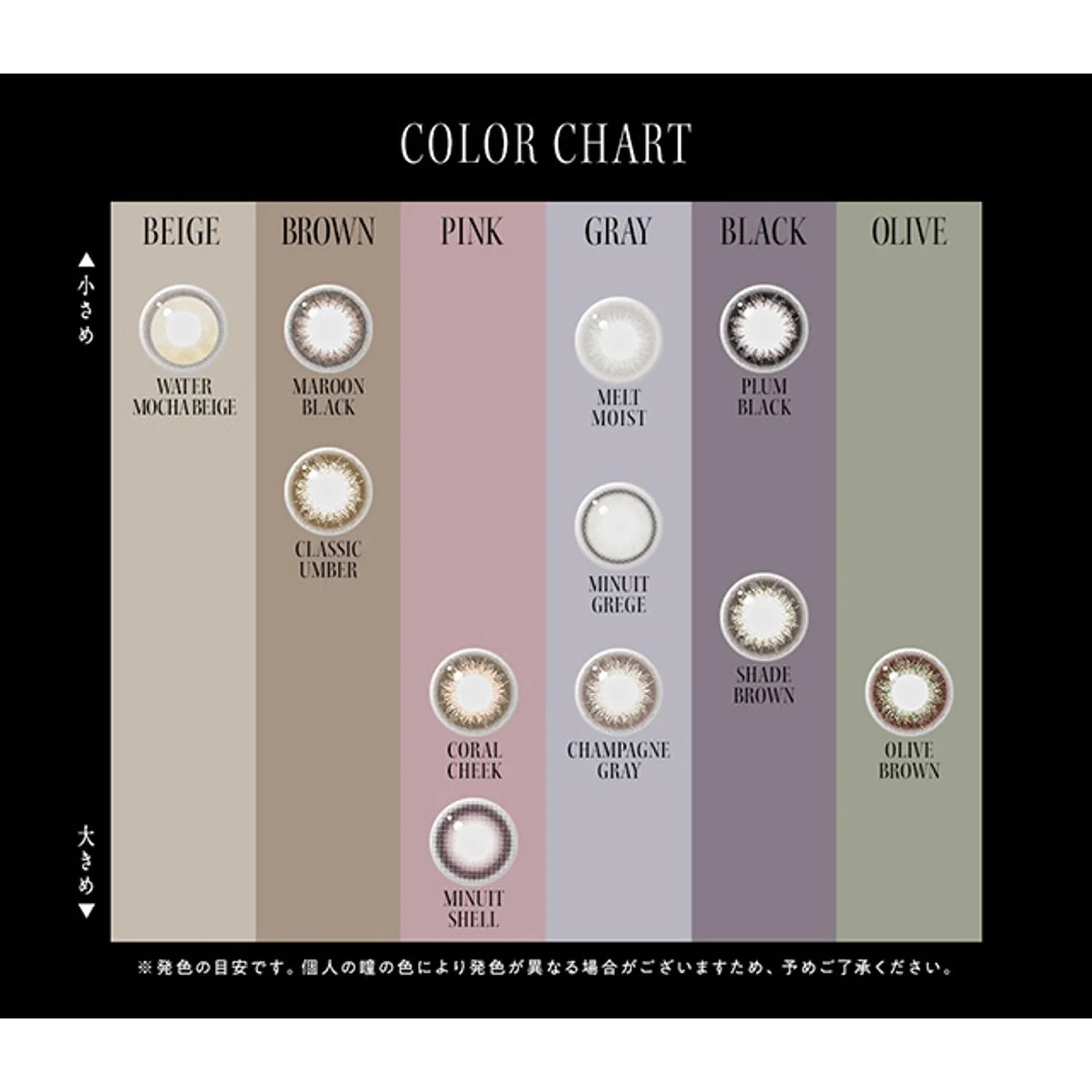 Envie UV One-Day Color Contact Lenses Chameau Brown - Image 8