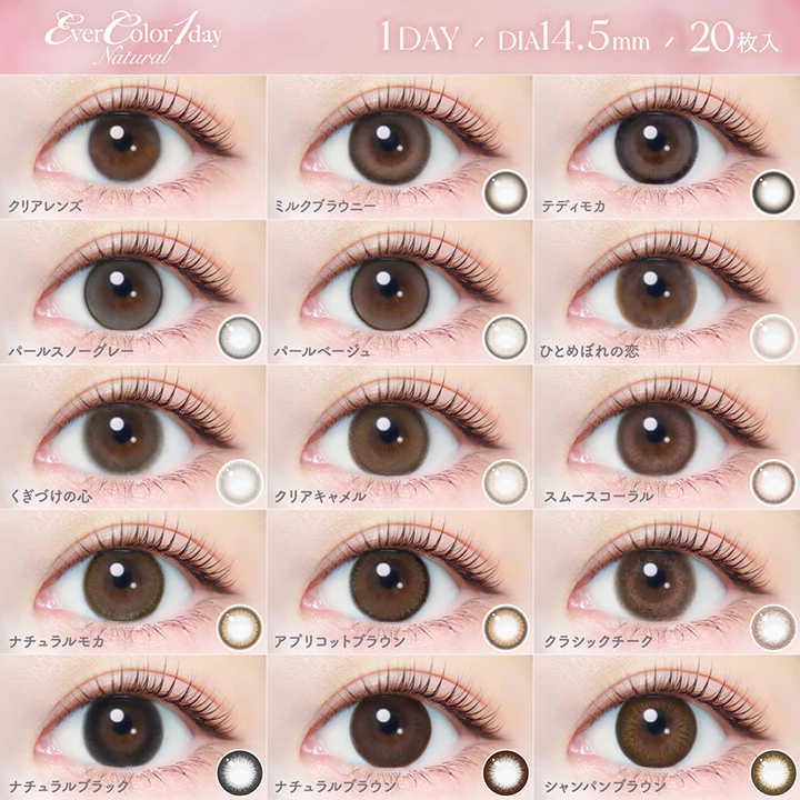 EverColor 1 Day Natural Contact Lenses Milk Brownie - Image 3
