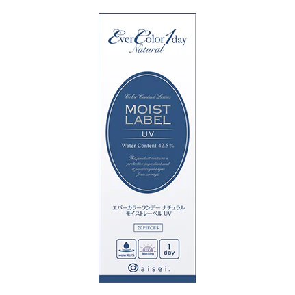 EverColor 1 Day Natural Moist Label UV Contact Lenses Feel Good - Image 4