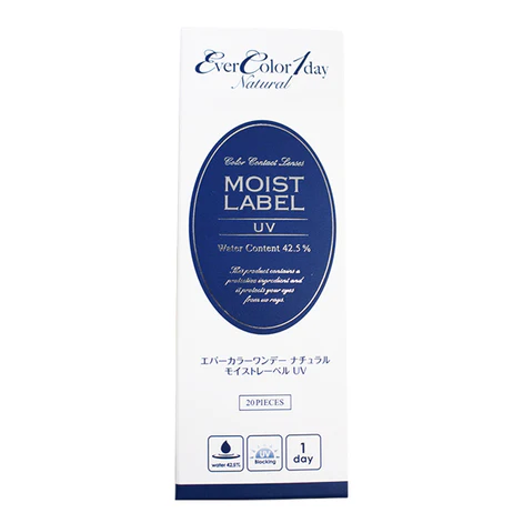 EverColor 1 Day Natural Moist Label UV Contact Lenses Innocent Glam - Image 4