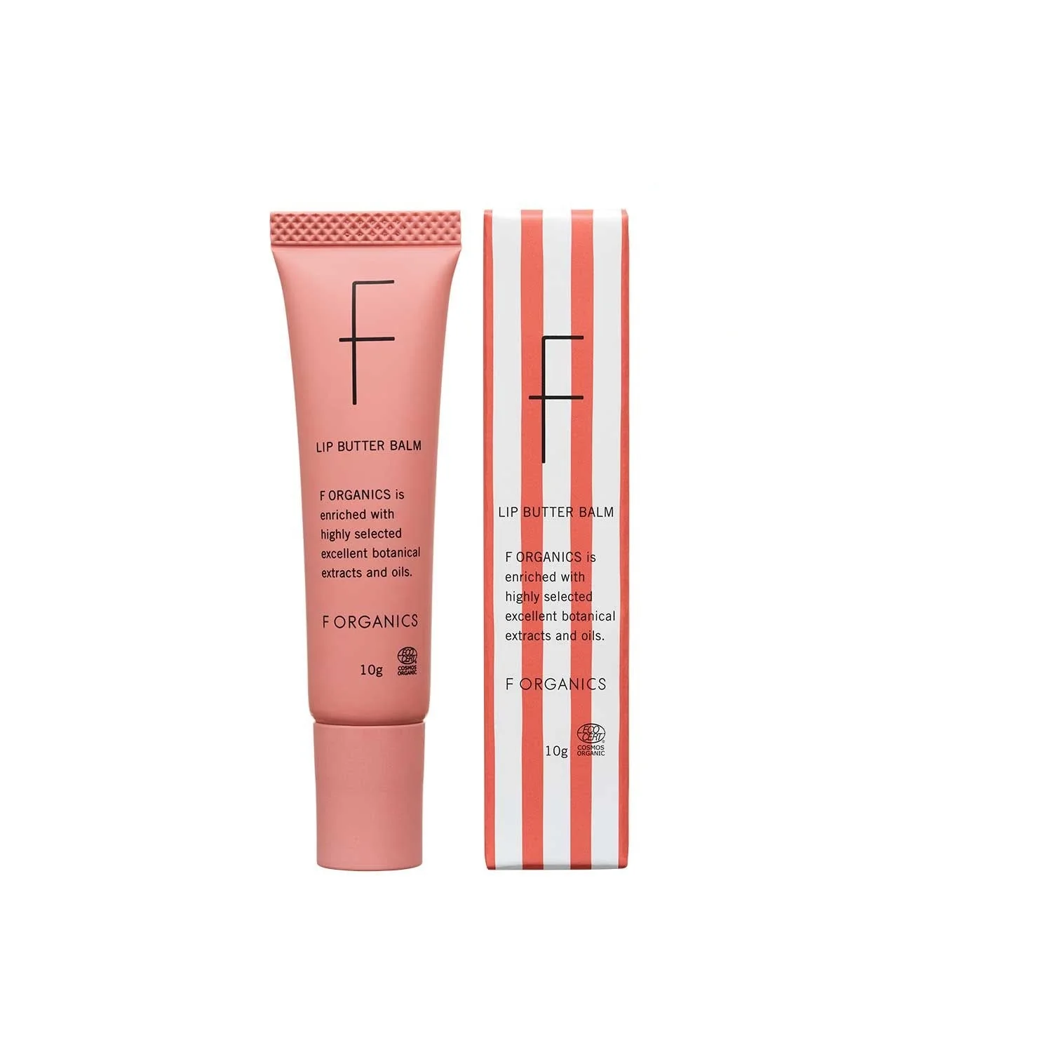 F Organics Lip Butter Balm E Rayures Herbes scent