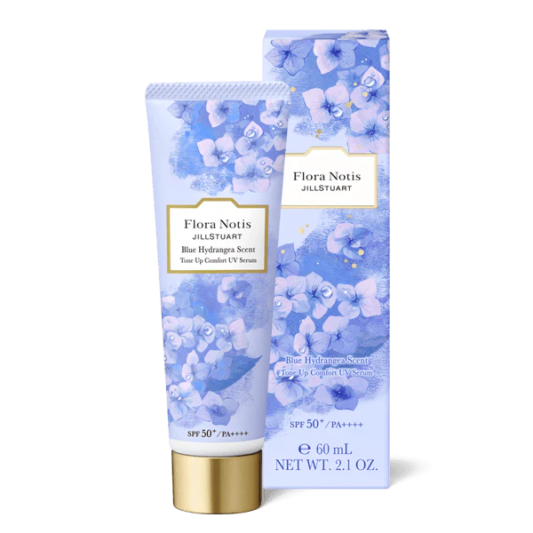 Flora Notis Jill Stuart Blue Hydrangea Tone-Up Comfort UV Serum