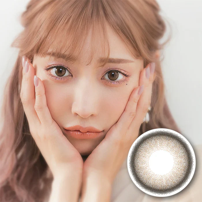 Flurry by Colors Contact Lenses Light Khaki Brown