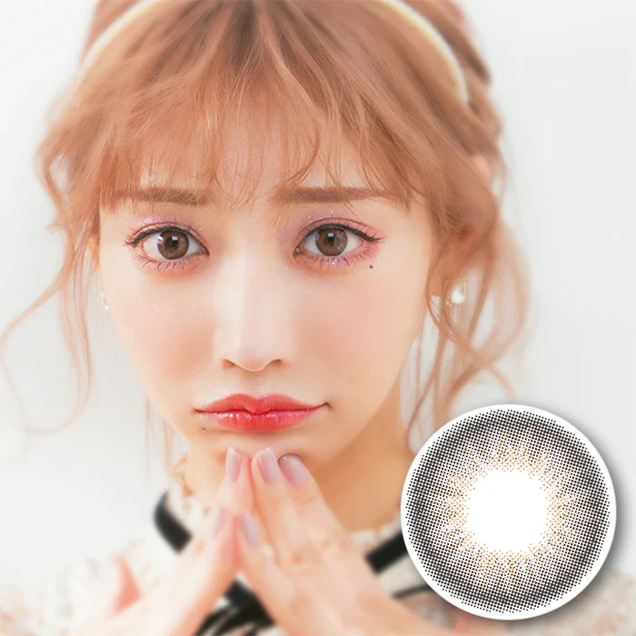 Flurry by Colors Contact Lenses Mocha Dark Brown