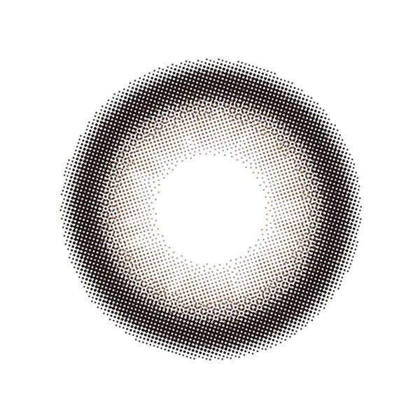 Flurry by Colors Contact Lenses Ring Large Brown - Image 2