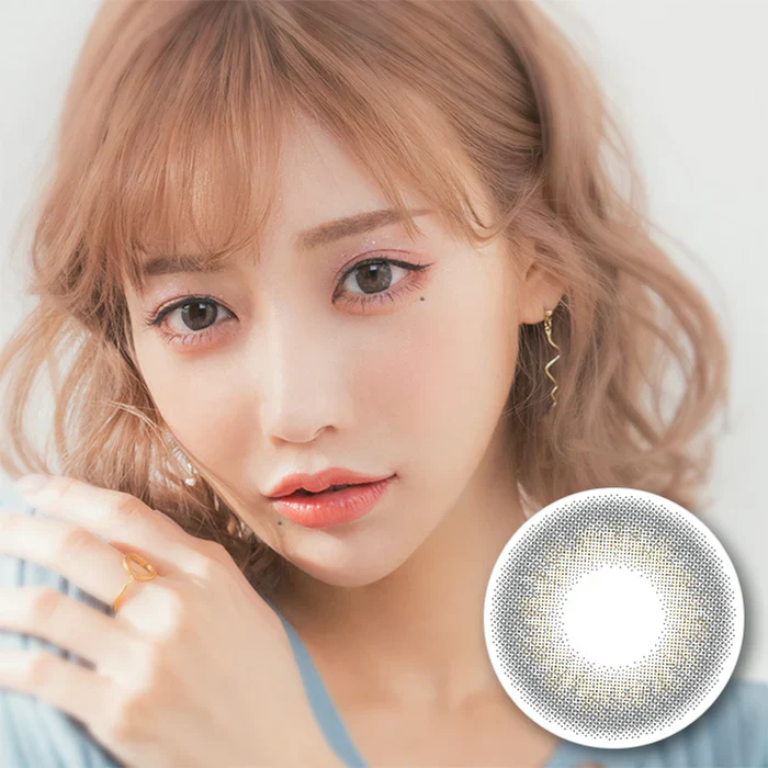 Flurry by Colors Contact Lenses Smoky Ash Blue