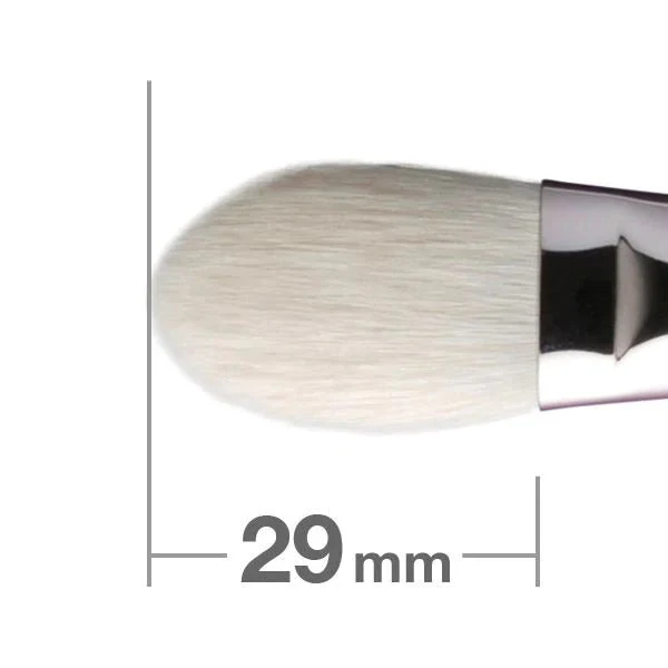 Hakuhodo J116 Highlighter Brush Round & Flat - Image 2