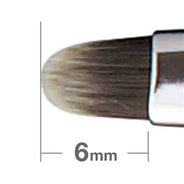 Hakuhodo J181 Eye Shadow Brush Round & Angled - Image 2