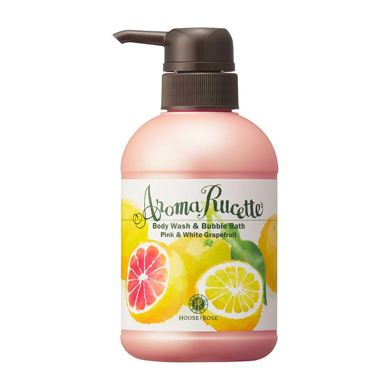 House of Rose Aromatic Body Wash & Bubble Bath Set 350mL