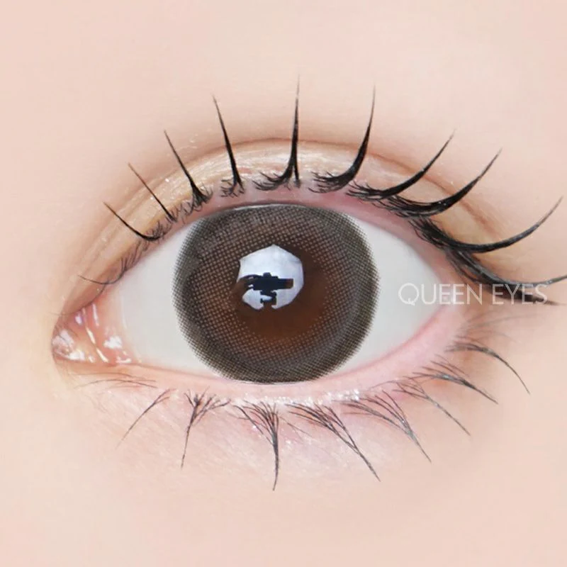 LARME Silicone Hydrogel Double Moist UV Ice Gray Brown - Image 3