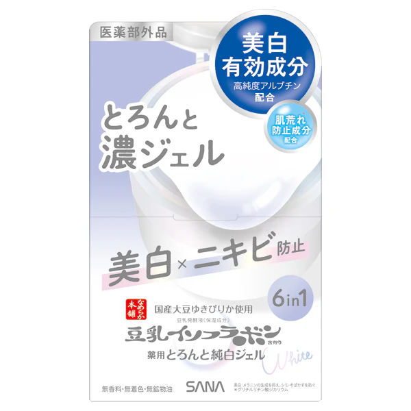 Nameraka Honpo Thick and Rich Gel Medicated Whitening N