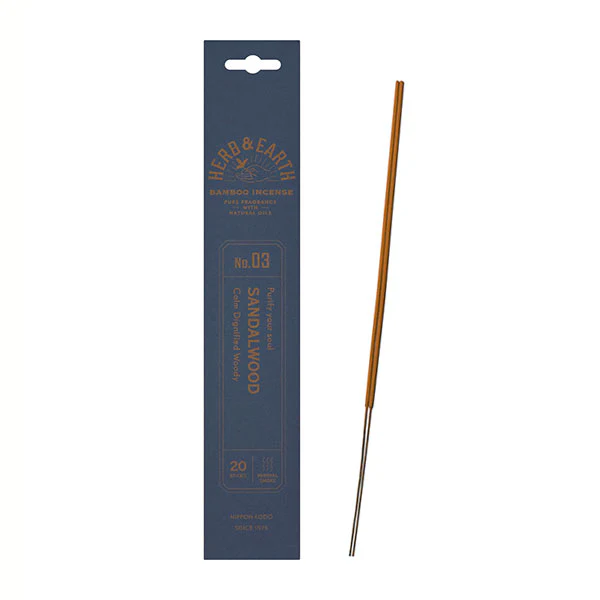 Nippon Kodo Herb&Earth Bamboo Incense 20 Pieces