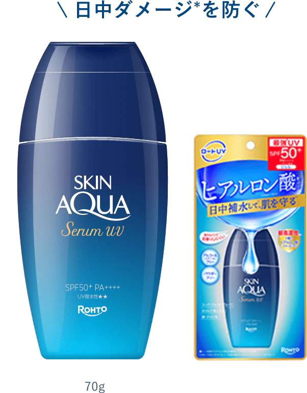 Rohto Skin Aqua Hyaluron Serum UV SPF50+・PA++++