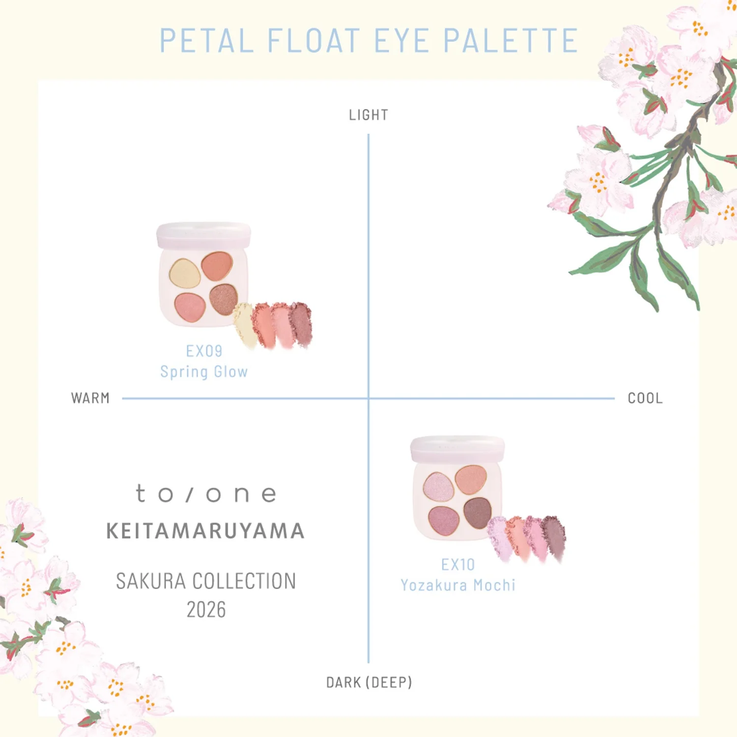 To/one x KEITAMARUYAMA Petal Float Eye Palette 2026 - Image 9